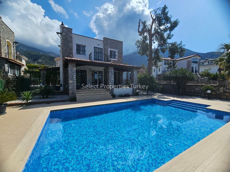 4 Bedroom Villa with Pool for Sale in Ovacik Oludeniz Turkiye