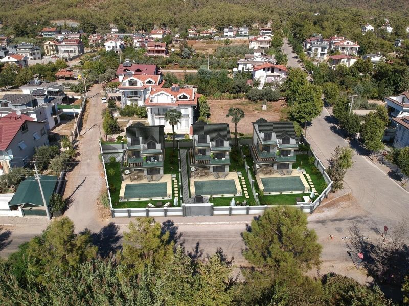 New Villa Project in Fethiye Ciftlik Area for Sale