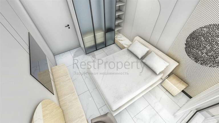 One Bedroom Modern Apartments for Sale in Altintas Antalya Turkey