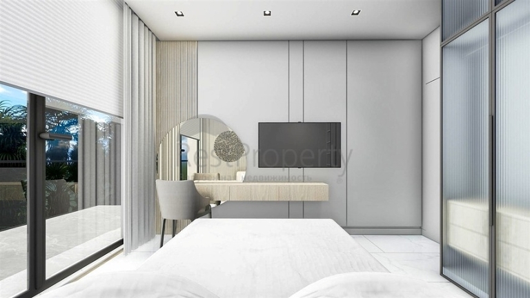 One Bedroom Modern Apartments for Sale in Altintas Antalya Turkey