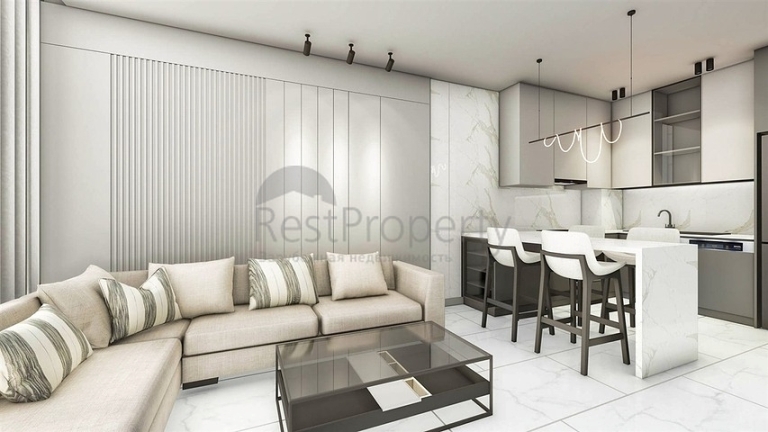 One Bedroom Modern Apartments for Sale in Altintas Antalya Turkey