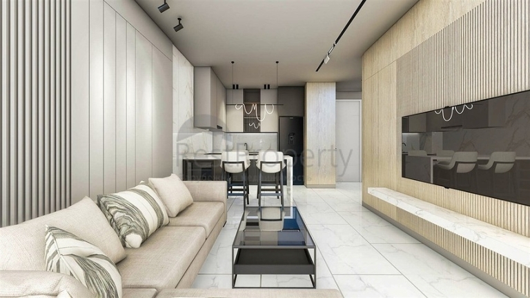 One Bedroom Modern Apartments for Sale in Altintas Antalya Turkey
