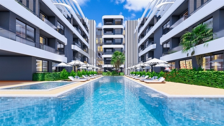 One Bedroom Modern Apartments for Sale in Altintas Antalya Turkey (1)