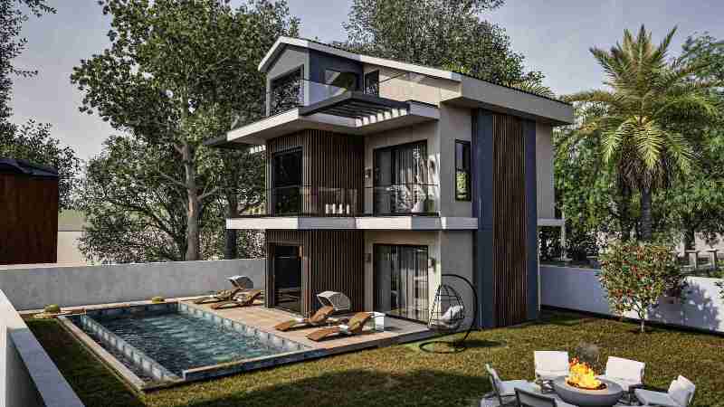 Premium Villas with Pool for Sale in Calis Beach l Fethiye