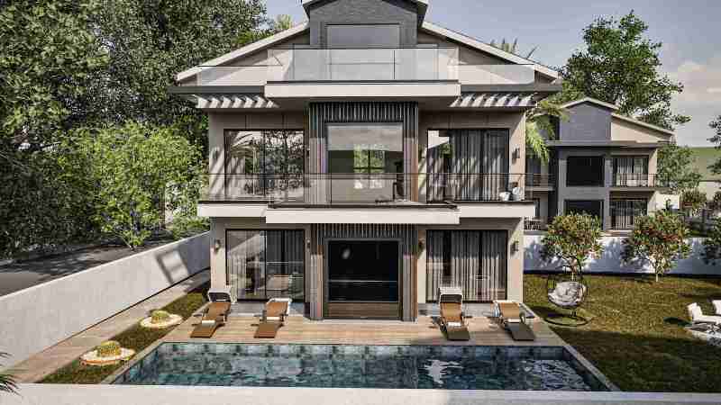 Premium Villas with Pool for Sale in Calis Beach l Fethiye