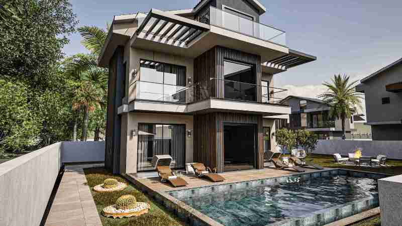 Premium Villas with Pool for Sale in Calis Beach l Fethiye
