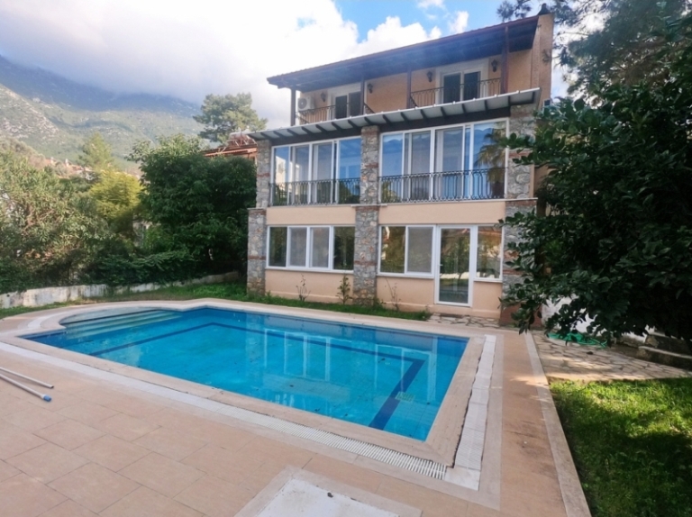 Villa for Sale in Oludeniz Ovacik Fethiye Turkey l Pool & Garden