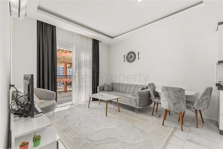 Furnished One Bedroom Apartment for Sale in Alanya