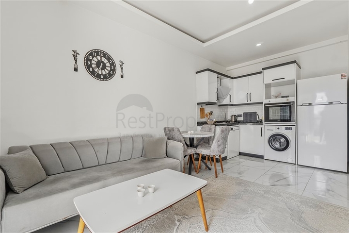 Furnished One Bedroom Apartment for Sale in Alanya