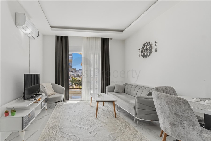 Furnished One Bedroom Apartment for Sale in Alanya