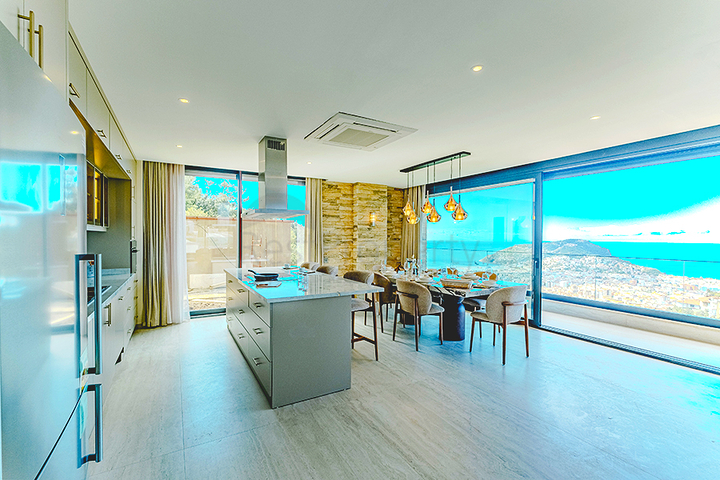 Luxury Sea View Villa For Sale in Alanya Turkey l Ready