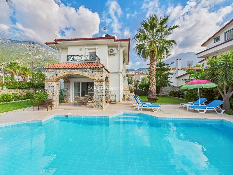 Mountain View Detached Villa for Sale in Ovacik Oludeniz