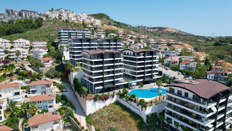 Furnished Sea View Apartment for Sale in Alanya Turkey