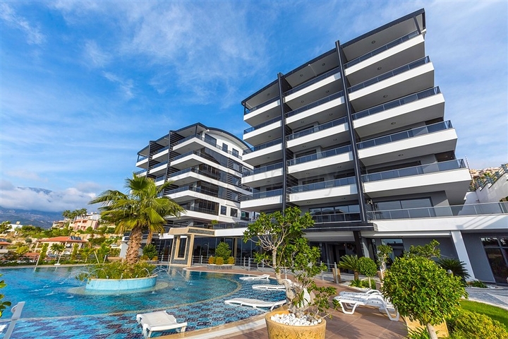 Furnished Sea View Apartment for Sale in Alanya Turkey
