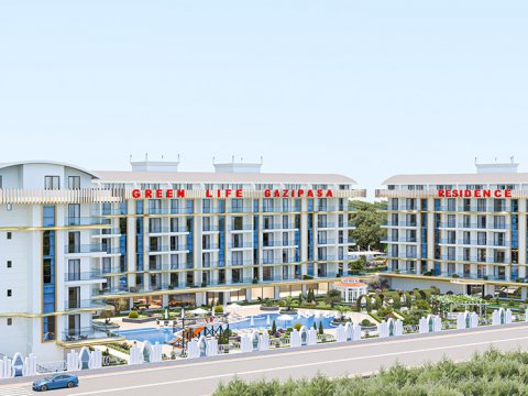 1 & 4 Bedroom Luxury Apartment for Sale in Gazipasa Alanya
