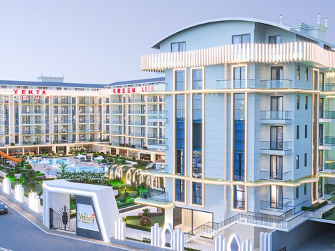 1 & 4 Bedroom Luxury Apartment for Sale in Gazipasa Alanya