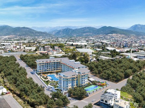 1 & 4 Bedroom Luxury Apartment for Sale in Gazipasa Alanya
