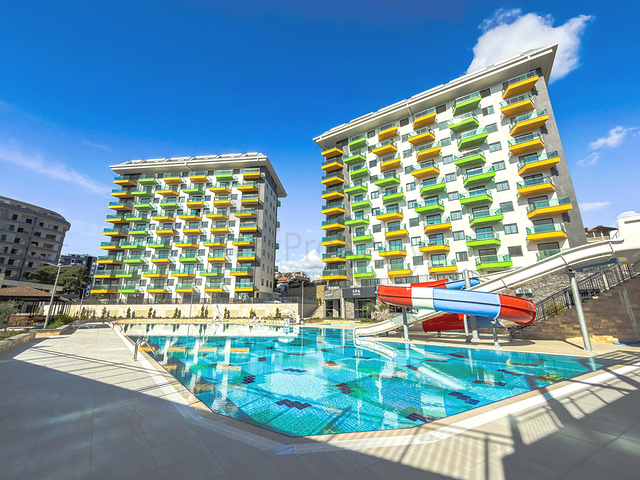 2 Bedroom Sea View Flat with Terrace in Avsallar Alanya Turkey
