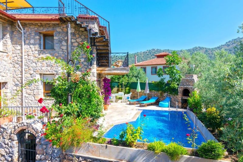 3 Bedroom Traditional Stone House for Sale in Kayakoy Fethiye