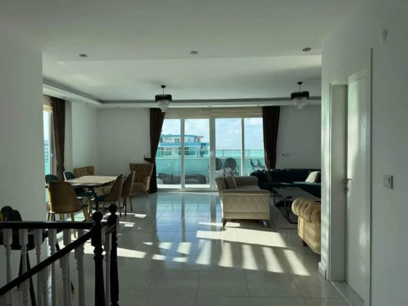 Furnished Duplex 3 Bedroom Apartment for Sale in Alanya Turkey