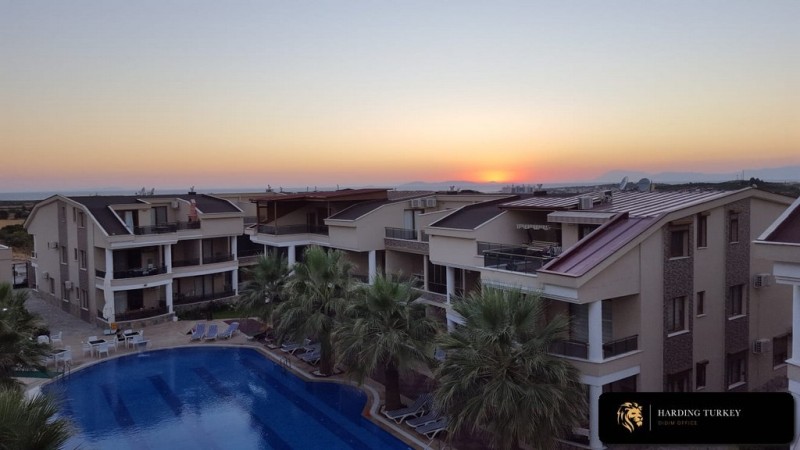 Furnished Sea View 3 Bedroom Duplex Property for Sale in Didim Altinkum