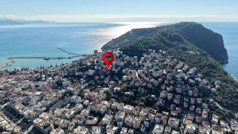 Modern Loft with City and Sea Views in Alanya Centrum for Sale