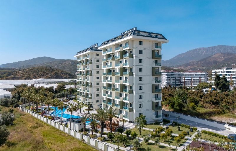 New Apartments for Sale in Alanya Turkey l 44 Gardenia
