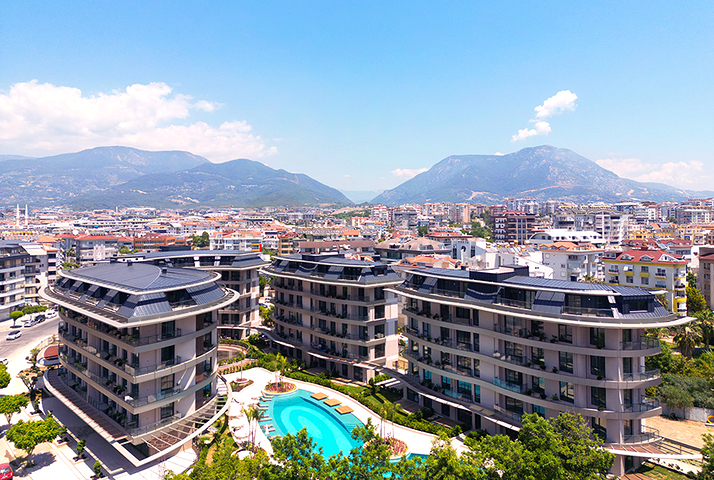 New Attractive Apartments for Sale in Oba District of Alanya