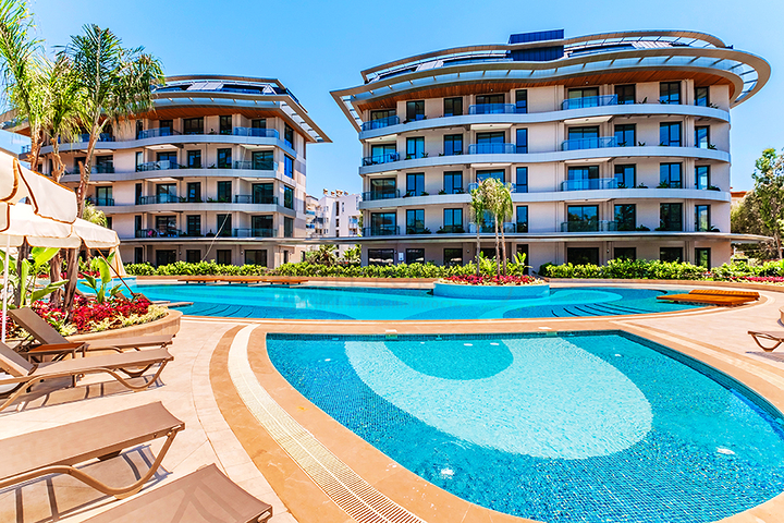 New Attractive Apartments for Sale in Oba District of Alanya