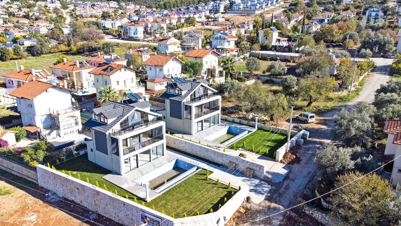 Newly Build 4 Bedroom Detached Villas for Sale in Ovacik Fethiye