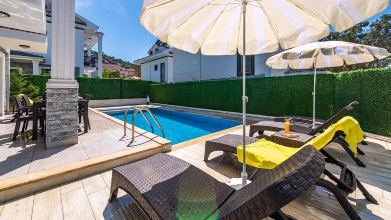 Ready to Move 4 Bedroom Triplex Villa in Ovacik Fethiye for Sale