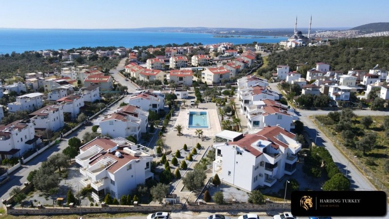 Sea View 3 Bedroom Duplex Apartment for Sale in Akbuk Didim