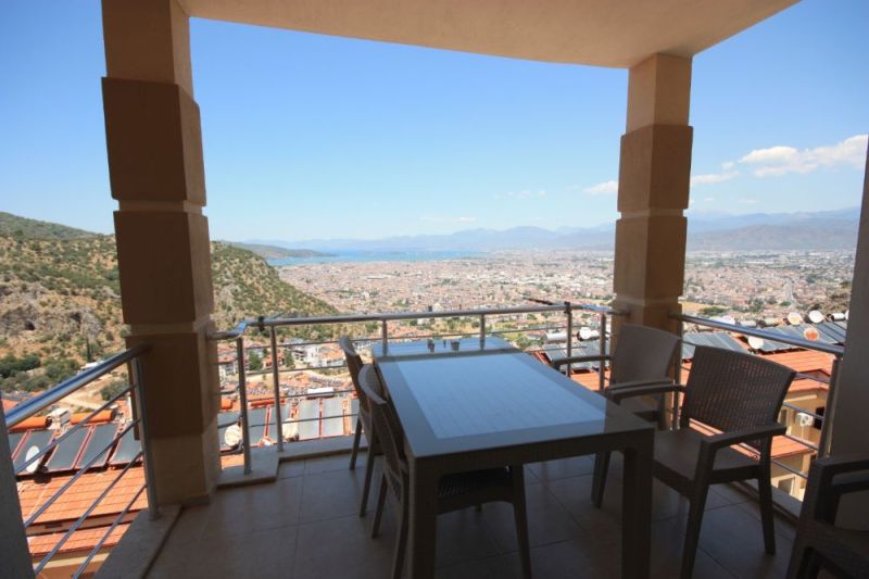 Sea View 3 Bedroom Fethiye Apartment for Sale in Tasyaka District