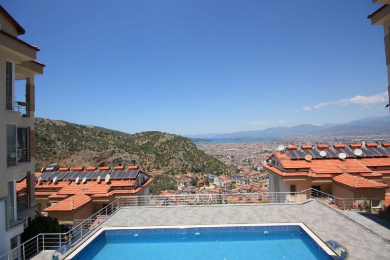 Sea View 3 Bedroom Fethiye Apartment for Sale in Tasyaka District