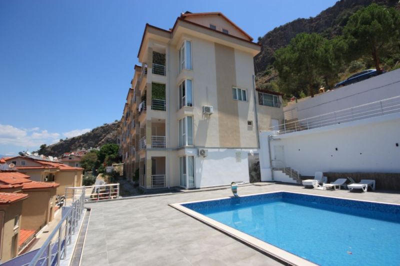 Sea View 3 Bedroom Fethiye Apartment for Sale in Tasyaka District