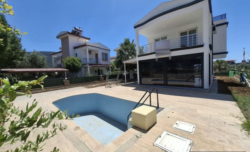 Sea View Duplex Villa with Pool in Akbuk Didim l Renovated