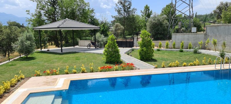 2 Bedroom Bungalow with Pool for Sale in Seydikemer Fethiye