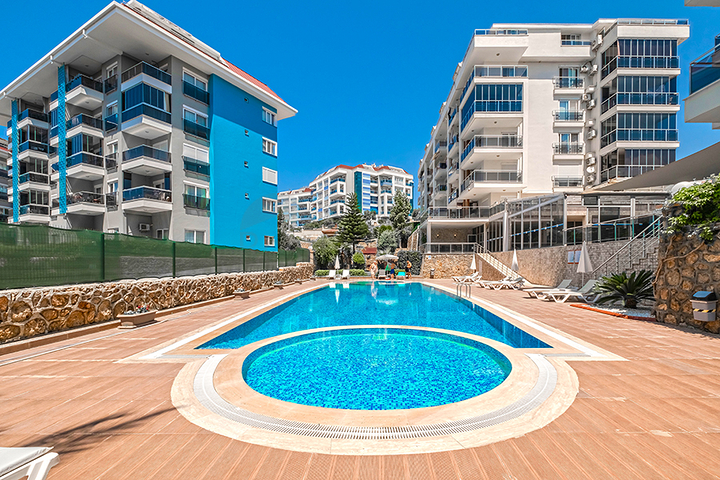 Affordable 1+1 Apartment in Kestel in a Modern Complex near the Beach