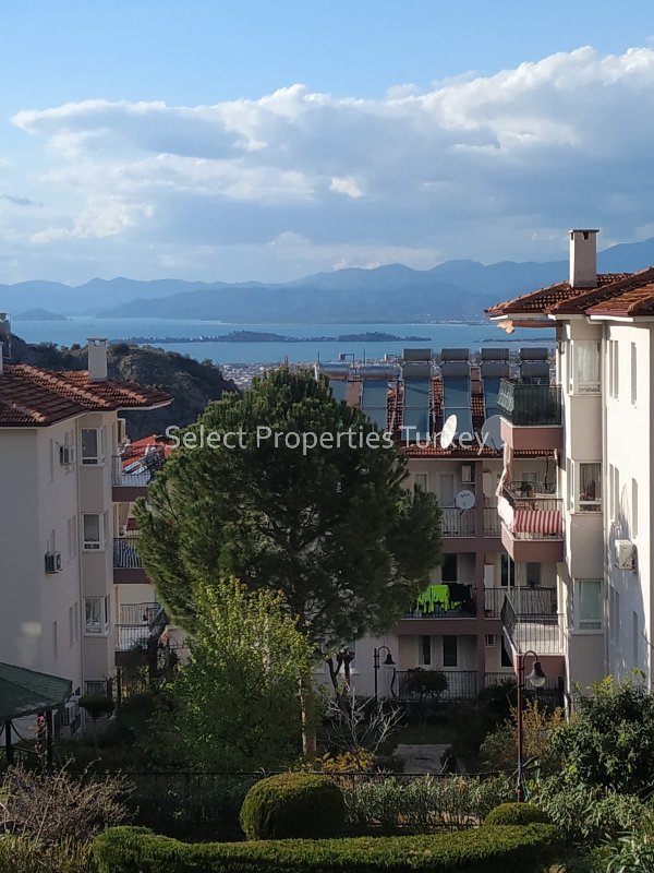 Affordable 3 Bedroom Flat with Sea View for Sale in Tasyaka Fethiye