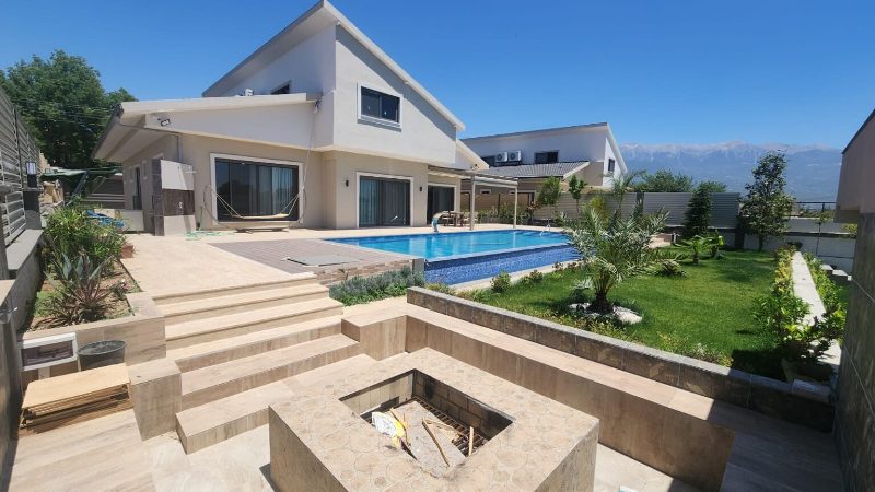 Amazing Villa with 1500sqm Terraced Land in Seydikemer Fethiye for Sale