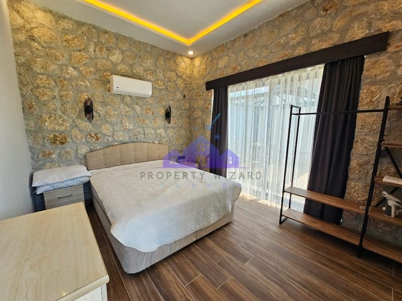 Attractive Stone Bungalow for Sale in Kadikoy, Seydikemer, Fethiye