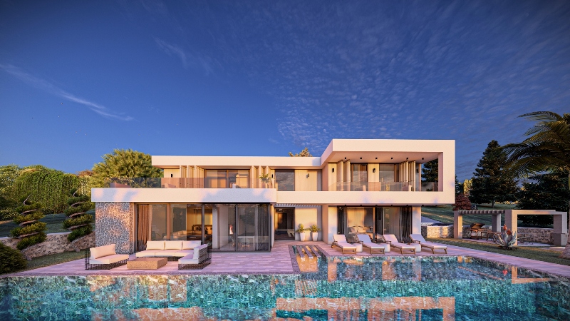 Off Plan Villa; Luxury Villa for Sale in Hisaronu Area of Oludeniz Fethiye