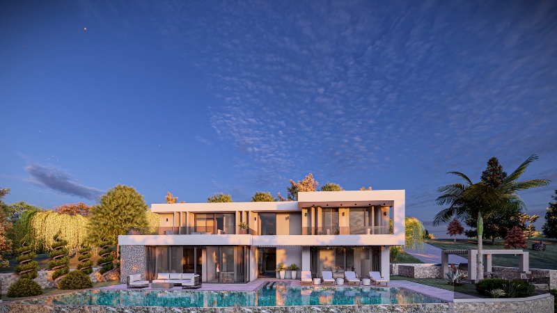 Off Plan Villa; Luxury Villa for Sale in Hisaronu Area of Oludeniz Fethiye