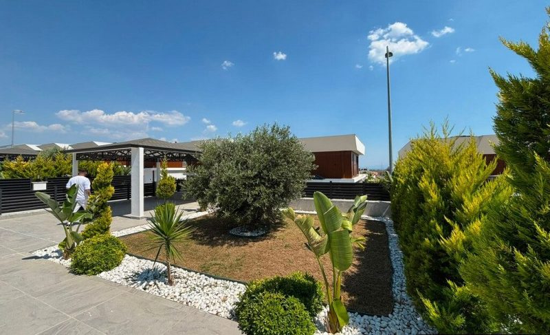 Brand New Luxurious Villa with Distant Sea Views in Didim for Sale