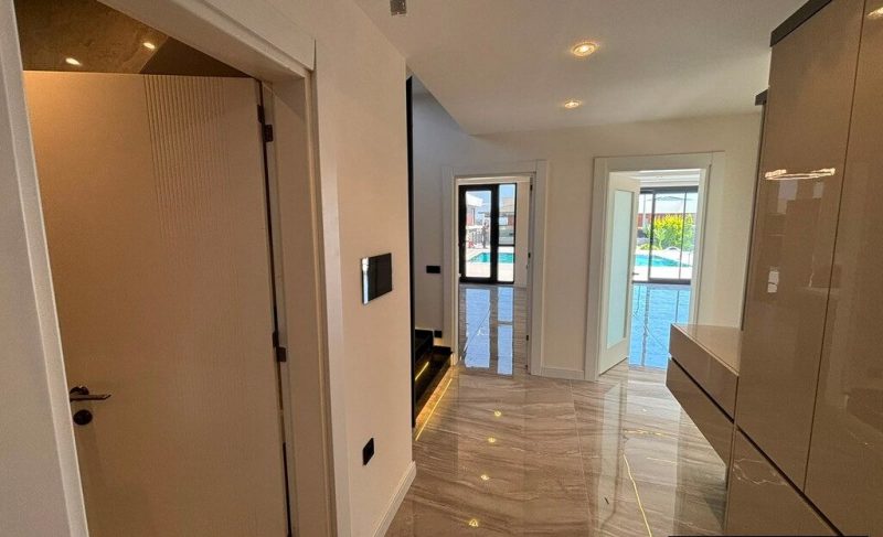 Brand New Luxurious Villa with Distant Sea Views in Didim for Sale