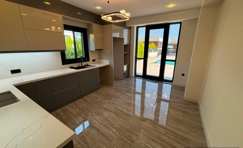 Brand New Luxurious Villa with Distant Sea Views in Didim for Sale