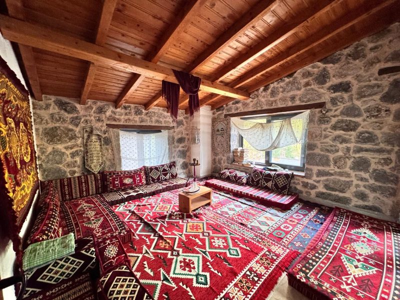 Characteristic Stone Villa with Views in Kizilbel Yesiluzumlu Fethiye