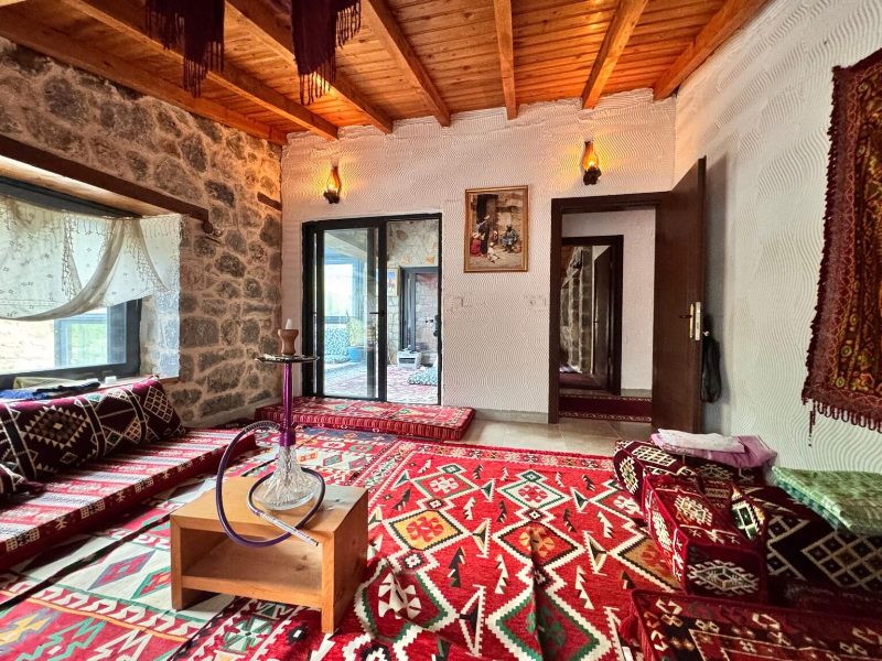 Characteristic Stone Villa with Views in Kizilbel Yesiluzumlu Fethiye