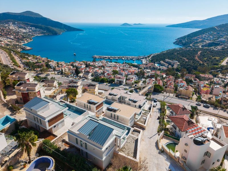 Close to Completion; Sea View Villas for Sale in Kalkan