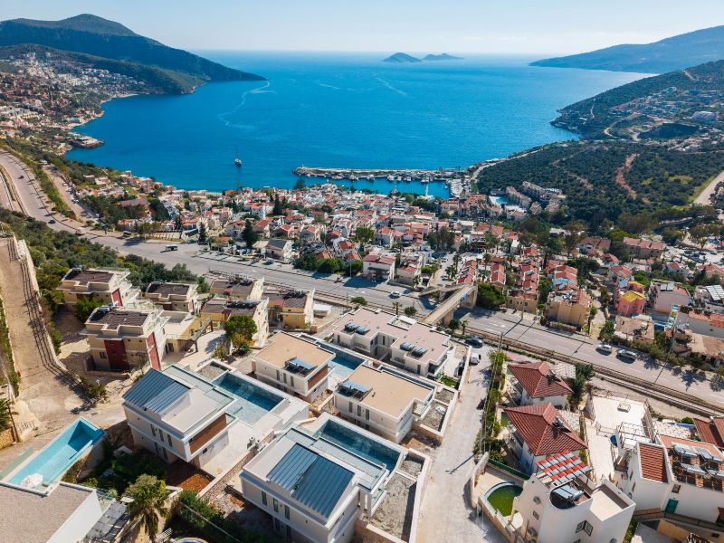 Close to Completion; Sea View Villas for Sale in Kalkan